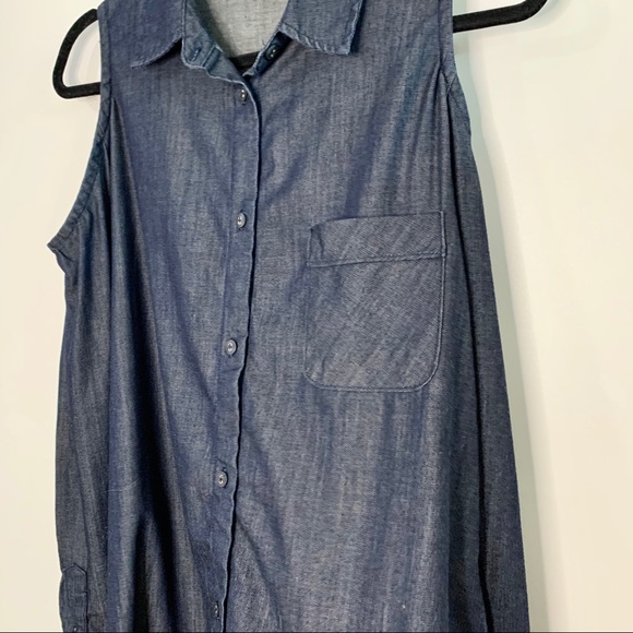 ADRIANO GOLDSCHMIED Cold Shoulder Denim Shirt - Picture 4 of 9